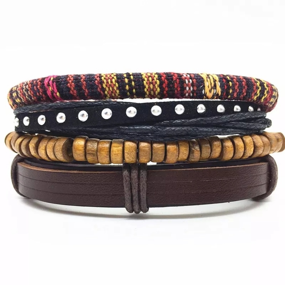 Multi layer bracelet set